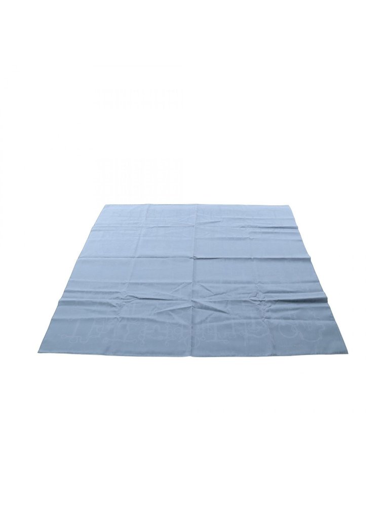 Hermes Scarf Carre 100 Blue Silk